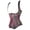 Purple, variant on Women's Steampunk Shiny Dancing Underbust Corset Bustiers Top Purple XL