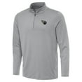 thumbnail image 2 of Men's Antigua  Gray Tennessee Titans Reprocess Quarter-Zip Top, 2 of 4