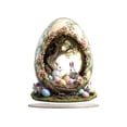 thumbnail image 3 of Cheapark 1PC Easter Ornament 2D Printed Acrylic Decorative Items Suitable For Office Desktop Bookshelf Dining Table Decoration Easter Themed Decorative Accessories, 3 of 6