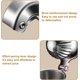 thumbnail image 5 of Exprimidor manual de mano, acero inoxidable 304, plata, 450 g, 5 of 5