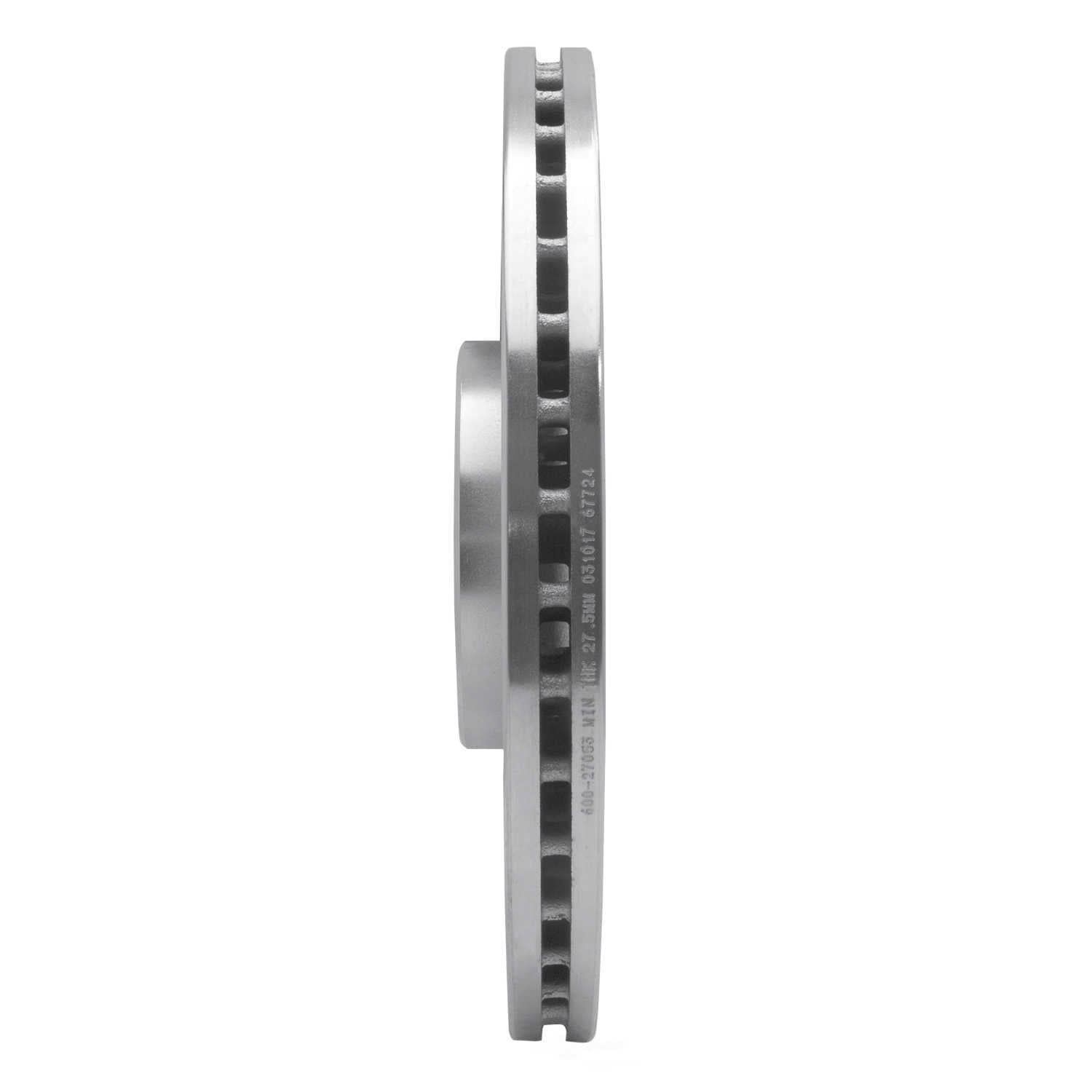 Dynamic Friction Company 631-27053L DFC Brake Rotor - Drilled And Slotted - Silver