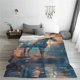 thumbnail image 5 of Balery Forest Lake White Horse Manta de Felpa Suave y Acogedora – Cobija de Franela Aterciopelada para Cama, Lavable y Cálida para Sofá, Mascotas, Transpirable-40"x30", 5 of 7