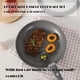 thumbnail image 3 of Vkoocy - Juego de ollas y sartenes con mango desmontable, de cerámica, antiadherentes, apilables, para parrilla de inducción, sin PTFE/PFOA, aptos para lavavajillas y horno, 5 piezas, gris, 3 of 5