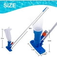 thumbnail image 5 of Upgraded Swimming Pool Spa Jet Vacuum Cleaner with Brush & 56" Pole,for Above Ground/Inflatable Pool,Hot Tub,Pond, Spa, Lake and Fountain$$Garden & Patio, 5 of 6