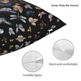 thumbnail image 3 of Pofeuu Butterfly1 Print Double-sided plush pillowcase Square Throw Pillow Covers Pillows Cover for Living Room Bedroom Sofa Couch Cushion Cover（No pillow core）-18"x18", 3 of 7