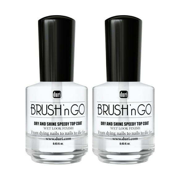 duri Brush’n Go Dry and Shine Speedy Top Coat (Brush'N Go (Pack of 2))
