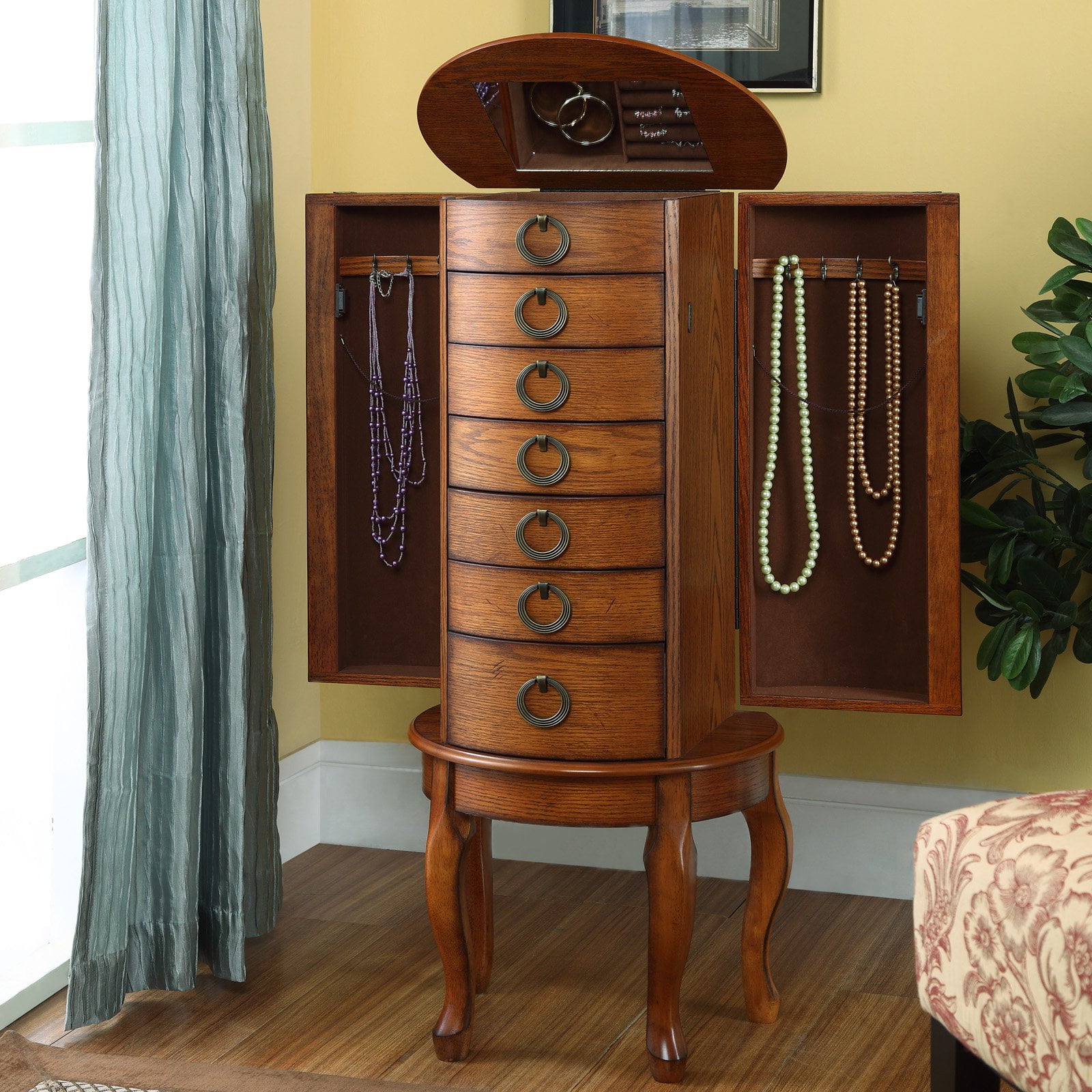 Elegant Jewelry Armoire: Elevate Your Storage And Style