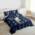 thumbnail image 3 of jejeloiu Deer Skull Silhouette Bedding Comforter Set,Camo Camouflage Print Twin Comforter Sets,Farmhouse Hunting Bedding Set For Ultra Soft Home Decor Reversible,2pcs, 3 of 8