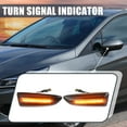 thumbnail image 2 of 1 Pair Side Wing Mirror Turn Signal Light 13491088 for Vauxhall Crossland x 2017-up, 2 of 6