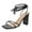 Black, variant on Mostsola Square Open Toe Sandals for Women Block High Heels Comfort Ankle Strap Dress Shoes
