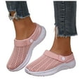 thumbnail image 1 of Womens Orthopedic Mules Clogs with Back Straps Summer Breathable Mesh Walking Slip on Sneakers Sandals, 1 of 5