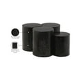 thumbnail image 2 of Meridian Furniture Dimple 4 Piece Black Terrazzo Pattern Iron Metal Coffee Table, 2 of 5