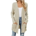 thumbnail image 2 of Aloohaidyvio Cardigans for Women Plus Size,Women's Knit Cardigans with Pockets Casual Lightweight Open Front Cardigan Sweaters for Women, 2 of 4