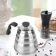 thumbnail image 4 of Cafetera de acero inoxidable de 1,2 L, tetera de goteo con cuello de cisne, tetera de boca larga con termómetro, 4 of 10