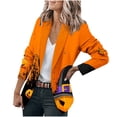 thumbnail image 1 of Chaqueta de cárdigan de manga larga con estampado de moda Sexy informal para mujer de Halloween Pompotops qwe22022, 1 of 7