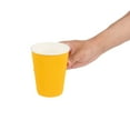 thumbnail image 6 of Restpresso 12 oz Yellow Paper Coffee Cup - Ripple Wall - 3 1/2" x 3 1/2" x 4 1/4" - 25 count box, 6 of 10