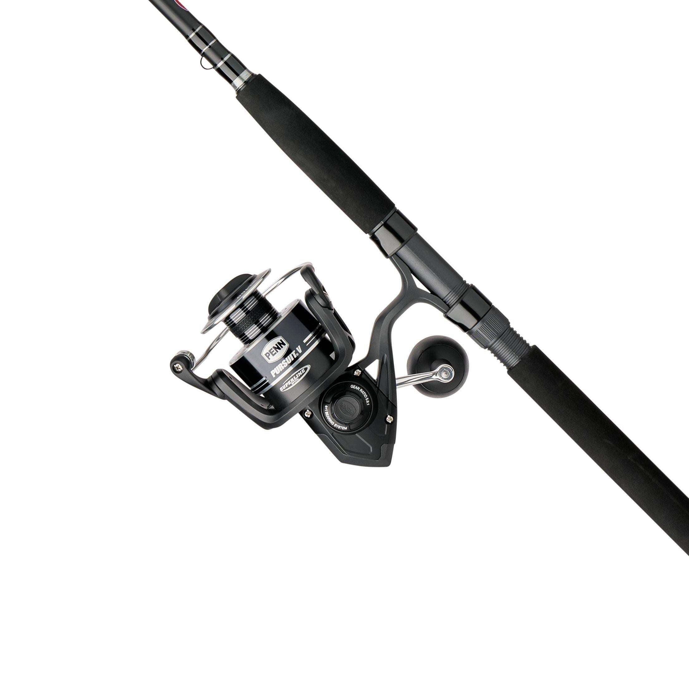 PENN Pursuit V Spinning Fishing Combo, 7' Medium Heavy Rod, 6000 Size Reel