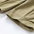 thumbnail image 5 of Mens Work Shorts Men's Plus Size Cargo Shorts Multi Pockets Relaxed Summer Beach Shorts Pants Cargo Shorts for Men Khaki L, 5 of 7