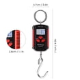 thumbnail image 3 of WeiHeng Digital Electronic Equipaje Pesca Postal Colgando Escala Gancho 200KG TFixol Escala digital, 3 of 7