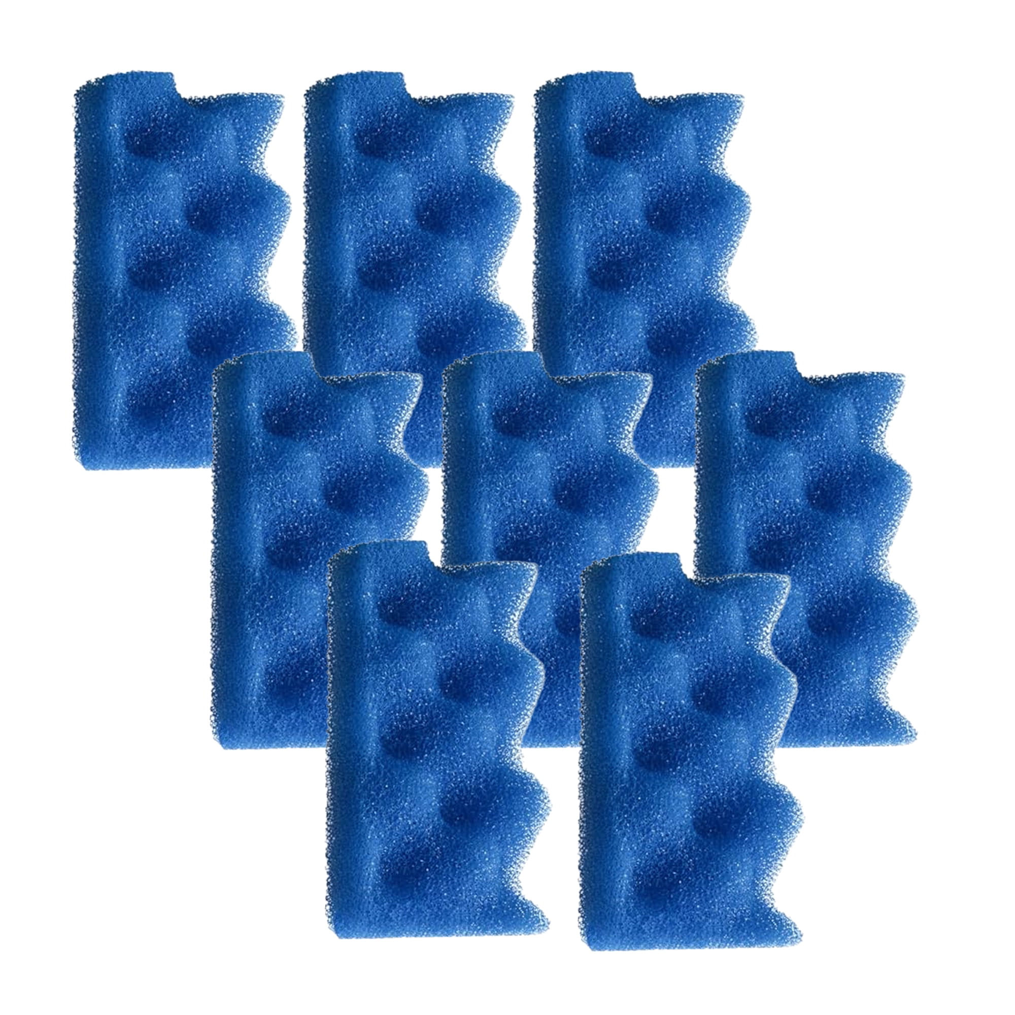 TropicAqua Blue Foam Filter Pads Replacement Suitable for Fluval 106, 107 Canister Filter Aquarium Bio Sponge(Pack of 12)