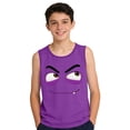 thumbnail image 4 of SGFCWSX Boys Graphic Tank Tops Relaxed Fit Print Sleeveless Casual Crew Neck Daily Wear Beach Shirts for Kids Purple Size 10 Years, 4 of 6