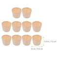 thumbnail image 3 of 10pcs Woven Flower Baskets Woven Storage Basket Organizer for Crafts Decoration, 3 of 7