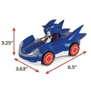 3PK Sonic, Knuckles & Silver Pull Back