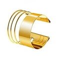 thumbnail image 2 of Hyasfey Fashion Multi-layered Hollow Design Bangle Punk Style Opening Metal Bracelet Adjustable Women Bangle Jewelry Gift, 2 of 8