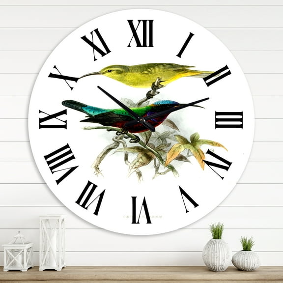 Designart 1 in Quartz Traditional Wall Clock