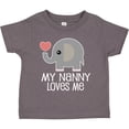 thumbnail image 3 of Inktastic My Nanny Loves Me Grandchild Boys or Girls Toddler T-Shirt, 3 of 5