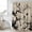 Light Beige Black, variant on Chinese Painting Shower Curtain, Waterproof Shower Curtains for Bathroom, Traditional Culture Cool Bird Tree Branch Washable Fabric Bathtub Curtain Set Bath Decor with 12 Hooks Long 72"x84"