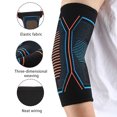 thumbnail image 2 of LYMAYTER 1Pc Elbow Brace Arm Compression Sleeve High Elastic Breathable Wear Resistant Targeted Support Elbow Pads Sports Protective, 2 of 8