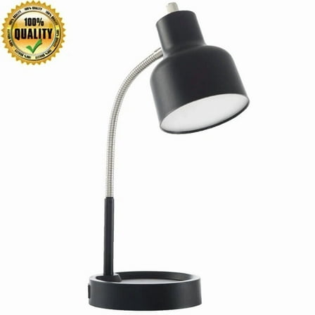 Led Desk Lamp Energy Efficient W/ Catch-All Base Ac Outlet Table Lamps Modern