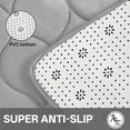thumbnail image 5 of LAMIRO Memory Foam Rug,Machine Washable Bathroom Mat,Quick Dry Non-Slip Bath Rug,Soft Absorbent Foam Bath Mat,15.75"x23.62" Light Gray, 5 of 7