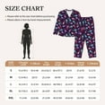 thumbnail image 4 of Bingfone Womens Pajama Sets Peacock Feathers3 Print,Long Sleeve Loungewear Pajamas Set-X-Large, 4 of 8