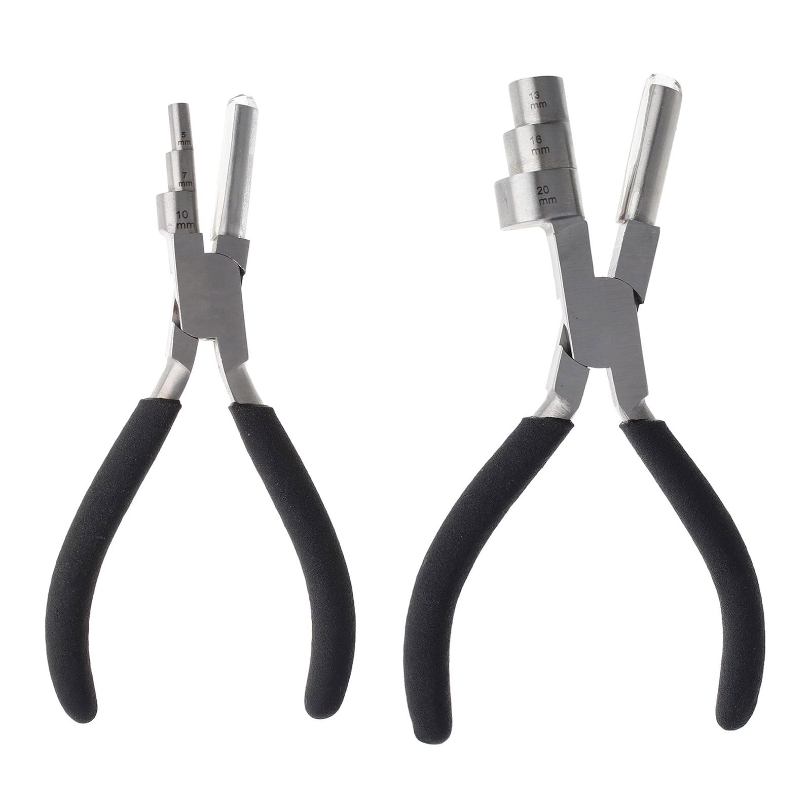 BELOWSYALER Round Nose Pliers for Jewelry Making and Electronics Soldering Comfortable Handle Wire Wrapping Pliers Jewelry Tool