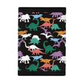thumbnail image 3 of Chririnla Polyester Fabric Children's Wallet with Colorful Dinosaur Print, Zipper Closure Youth Trifold Pouch for Travel and Sports, 3 of 6