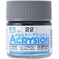 thumbnail image 1 of Acrysion Color - Neutral Gray (Semi-Gloss/USAF-Army Aircraft) (N22) 10ml Semi-Gloss Acrylic Paint, 1 of 1