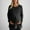 Black, variant on Turilly Women's Solid Color Pregnant Women's Clothing Striped Knitted Sweater Top
