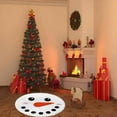 thumbnail image 6 of Steadline Christmas Area Rug Faux Pashmina Christmas Style Carpet with Non-Slip Rubber Dots for Living Room Bedroom Office Space Foldable Easy Clean Home Holiday Decoration and Floor Protection, 6 of 6