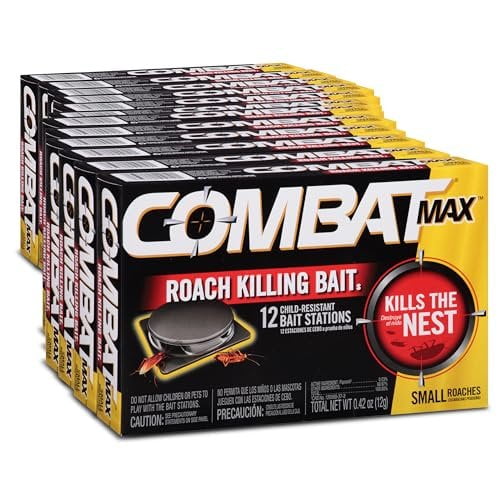 Combat 51910 Small Roach Bait, 12 Per Pack
