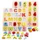 thumbnail image 1 of ZHAOCHENG StyleC Puzzle Alfabeto (minúsculas), 10535, Color Multicolor, Rompecabezas para bebés, Juguetes de enseñanza temprana Letra de números de Madera Forma de niño Tablero de agarre de Mano cogni, 1 of 5