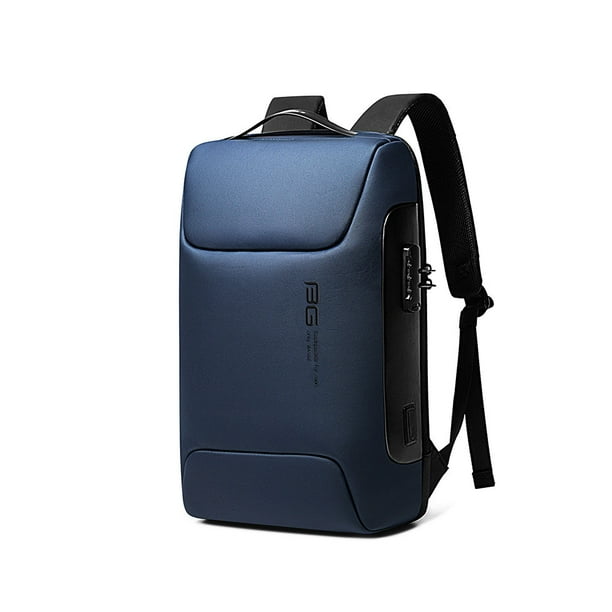 Mochila BANGE. Para laptop, iPad y artículos extra. Candado de seguridad antirrobo, puerto de carga USB y material repelente al agua. Modelo BG-7216 Bange BG-7216