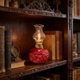 thumbnail image 5 of Luckky Vintage Glass Kerosene Oil Lamps,Retro Glass Clear Kerosene Lamp Lantern,Crystal Decorative Lamps for Weddings & Housewarming,Windproof,Elegant Retro Design, 5 of 7