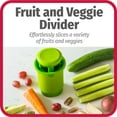 thumbnail image 4 of GoodCook Stainless Steel Fruit and Veggie Divider with 4 Lengthwise Cuts, Green, 4 of 10