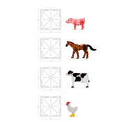 MAGNA-TILES Farm Animals 25-Piece Magnetic Construction Set, The ORIGINAL Magnetic Building Brand