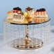 thumbnail image 4 of Elegante soporte para pasteles con colgantes de cristal y de sin BPA Bandeja para servir Cupcake Bandeja de exhibición para 400x300mm Macarena Puesto de pasteles, 4 of 8