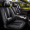 #066 Black, variant on DIKSOAKR Car Seat Covers Fit for Toyota Camry 2002-2026 Faux Leather Front Seat Cushion with Airbag Compatible Automotive Interior Accessories (Black&Gray)