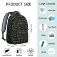 thumbnail image 3 of Science Classroom Students Backpack Educational Wall Scientific Formula Design, Lightweight and Adjustable Strap School Bag for Science Lover Students, 3 of 5
