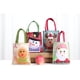 thumbnail image 4 of Injueey Bolsa de Navidad colorida, almacenamiento de regalos, contenedor de apliques de Papá Noel, bolso de lino de gran capacidad para Kits de decoración para fiestas, 4 of 6